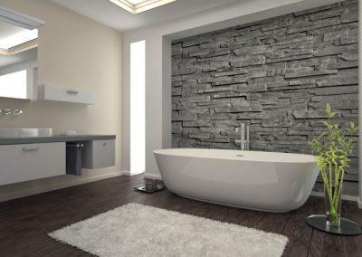 Grey and White Bathroom Toowoomba